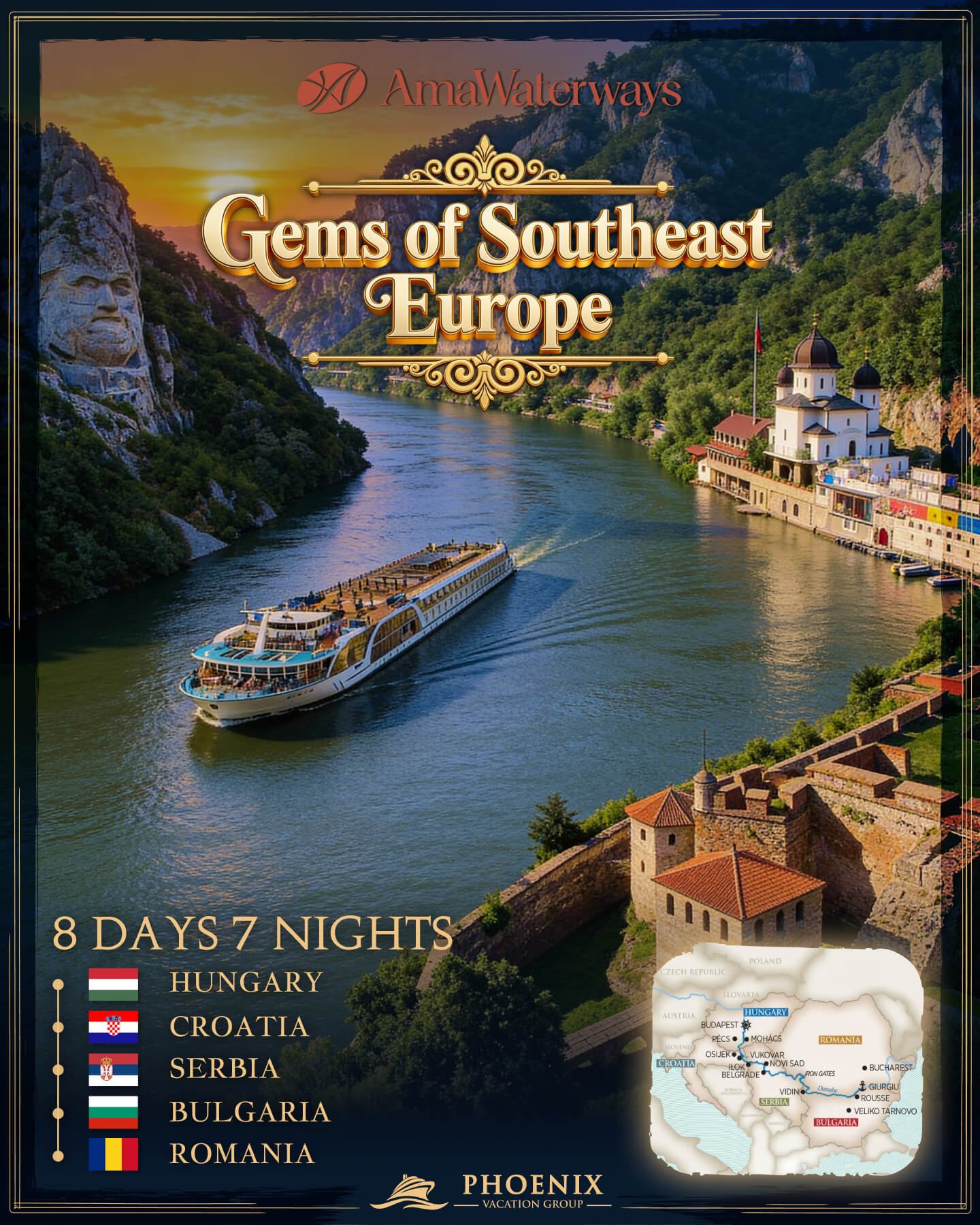Gems of Southeast Europe-(Budapest -Giurgiu)