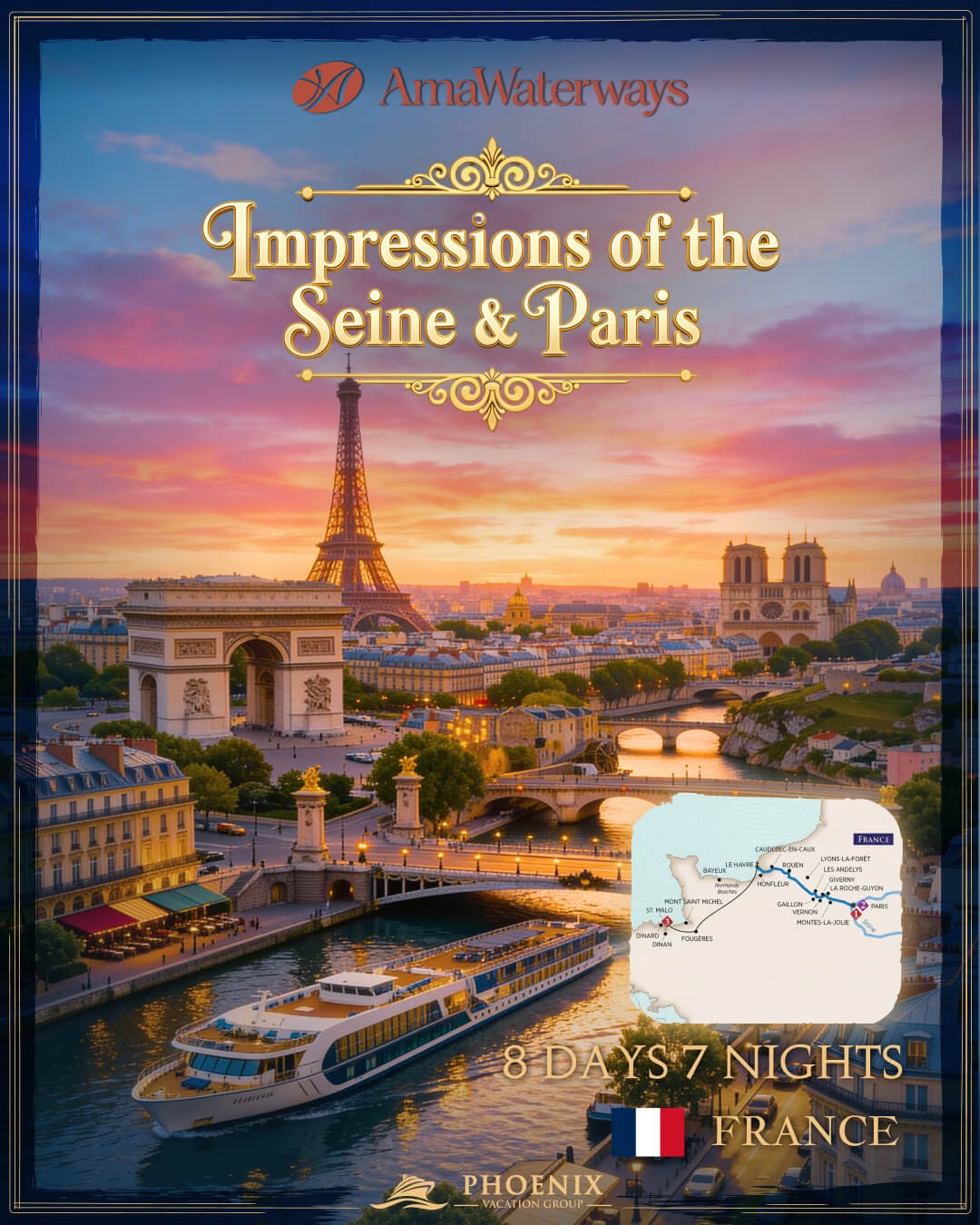 Impressions of the Seine & Paris